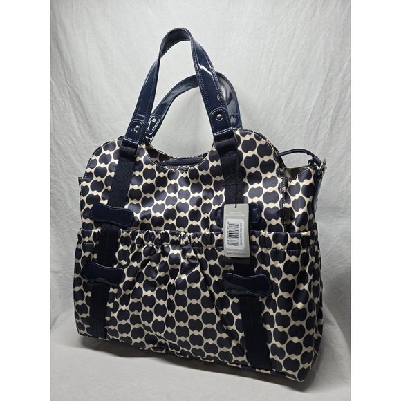 OiOi 6648 INDIGO ECLIPSE COT TOTE With Accessories- NEW WITH TAGS - Picture 4 of 11